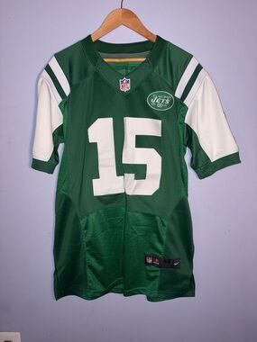 Nike Tim Tebow New York Jets #15 Green White NFL Jersey